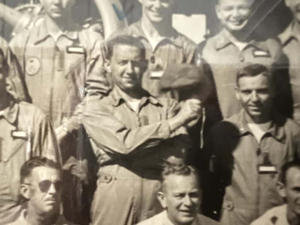 Photo of my dad with other Air Force Colleagues