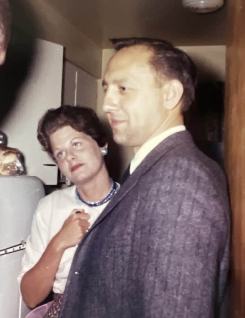 Photo  taken the night my Mom and Dad met, the one where he knew he was going to marry her. 
